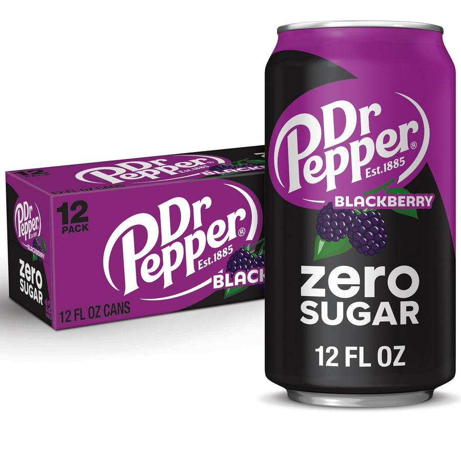 Dr Pepper Blackberry Zero Sugar Soda - Easy Choice